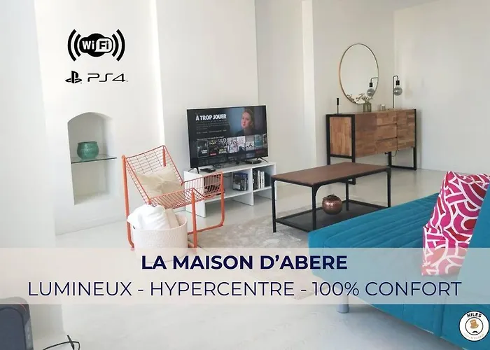 La Maison D\'Abere Hypercentre Chateau Et Gare